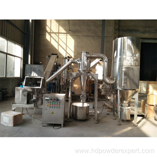 Dried spice powder grinding machine for Curry powder